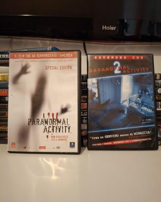 2 dvd paranormal activity