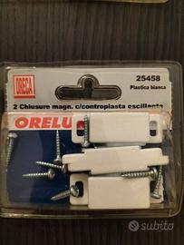 Chiusure Magnetiche bianche per mobili forza 4Kg