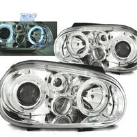 FARI VOLKSWAGEN VW GOLF 4 ANGEL EYES CROMATI