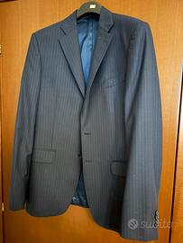 Completo blu gessato Facis taglia 52