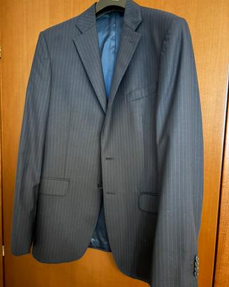 Completo blu gessato Facis taglia 52