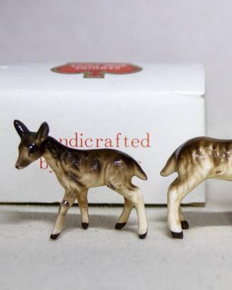 Miniature animali porcellana Bone China vintage