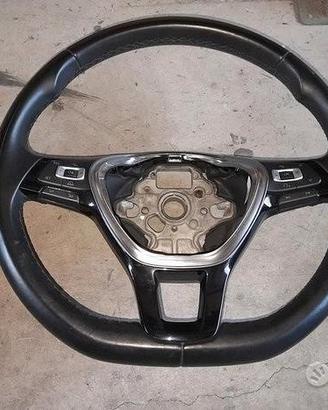 Volante In Pelle Per Volkswagen Golf 7 Con Comandi