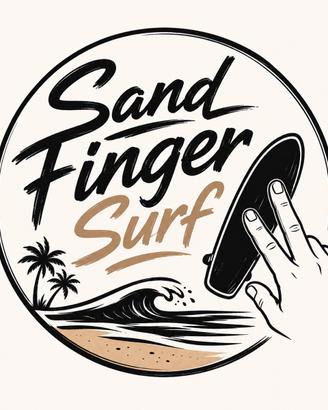 Divertentissimi finger surf fatti a mano
