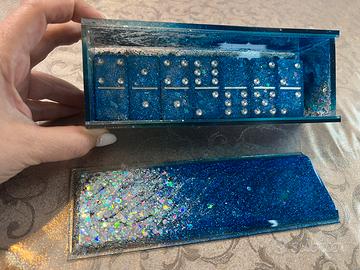 Domino Artigianale in Resina,fatto a mano