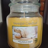 candela yankee candle soft wool & amber 411 g