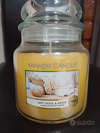 candela yankee candle soft wool & amber 411 g