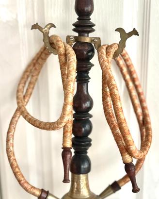 Narghille’ shisha in ottone lavorato