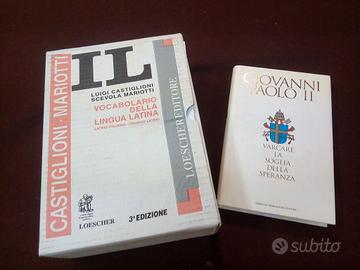 DIZIONARIO IL ITALIANO-LATINO + LIBRO OMAGGIO