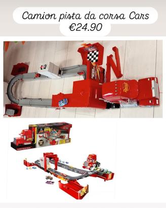 Camion con pista Cars