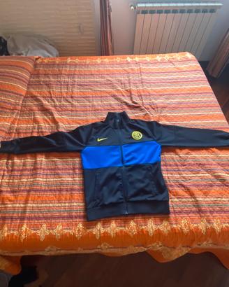 Completo calcio inter nike tuta+felpa, come nuovo