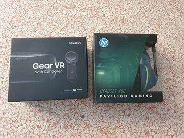 Gear VR visore e Headset Cuffie nuove
