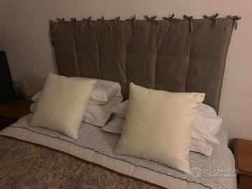 Cuscino per testiera letto matrimoniale