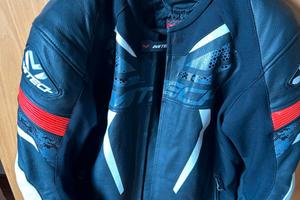 Giacca moto sportiva in pelle MTECH (taglia 54)