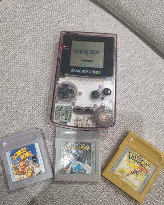 game boy color piu giochi pokemon 