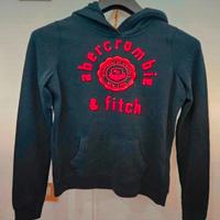 Felpa blu con cappuccio Abercrombie & fitch