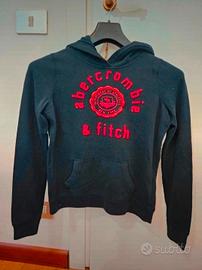 Felpa blu con cappuccio Abercrombie & fitch