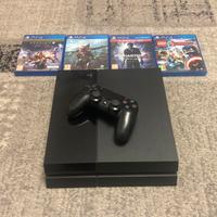 PlayStation 4 + 4 giochi