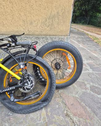 Bici argento mini max per ricambi