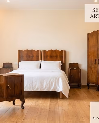 Camera da letto vintage