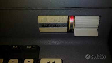 Olivetti EDITOR 4 elettromeccanica, inizio anni 70