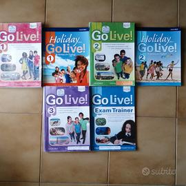 Go Live 1. 2. 3. libri scolastici media inglese