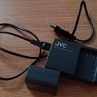 JVC carica batterie + batteria