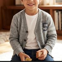 Cardigan bambino grigio Benetton