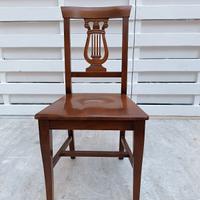 sedia singola con schienale lavorato = euro 10