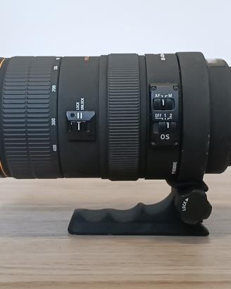 Sigma 80-400 4.5f perfetto con attacco trepiede