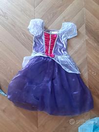Vestito Carnevale Principessa Rapunzel