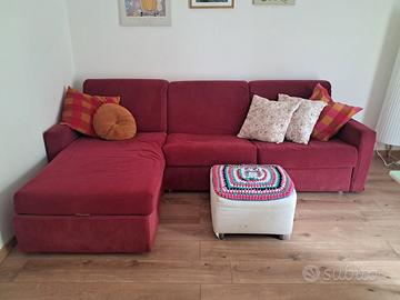 DIVANO -LETTO CON CASSETTO CONTENITORE