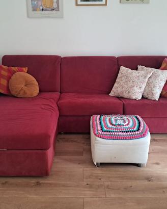 DIVANO -LETTO CON CASSETTO CONTENITORE