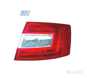 FANALE DX SKODA OCTAVIA 4P 13-17 BIANCO ROSSO