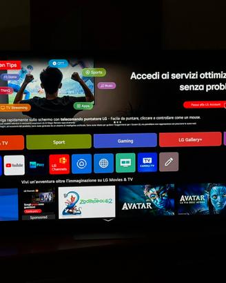 Tv LG 65 pollici qned nuova