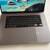 Macbook Pro 16 touchbar 2019