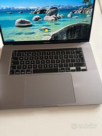 Macbook Pro 16 touchbar 2019