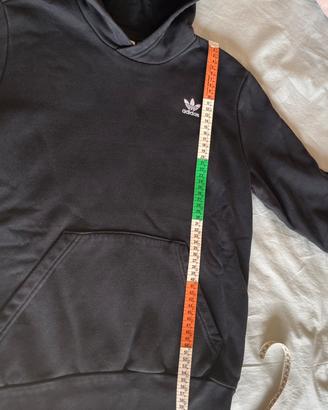 Felpa Adidas con cappuccio, tg. H 160-164 cm.