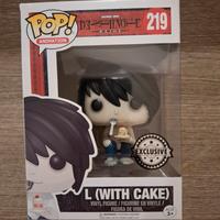 funko pop L with cake 