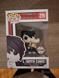 funko pop L with cake 