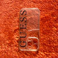 Cover GUESS trasparente per iPhone 15 Pro