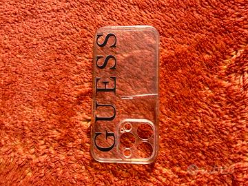 Cover GUESS trasparente per iPhone 15 Pro