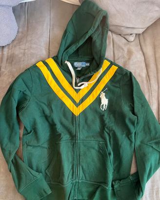 elpa con cappuccio Polo Ralph Lauren verde con det