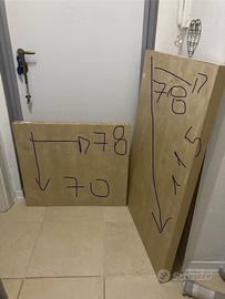 Piani truciolati ikea expedit per scrivania