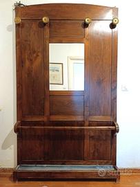 MOBILE ANTICO DEL 900 ATTACCAPANNI A MURO IN LEGNO