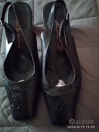 Scarpe donna nere linea confort 