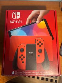 Nintendo switch oled red mario