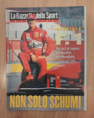 Gazzetta dello sport 1997 Schumacher Irvine Ferrar