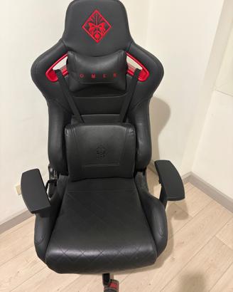 Sedia gaming HP Omen Citadel Shadow Black