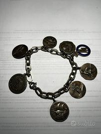 Lotto medaglie militare marini in argento 800